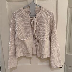 Splendid 100% Cotton Front Tie Cardigan